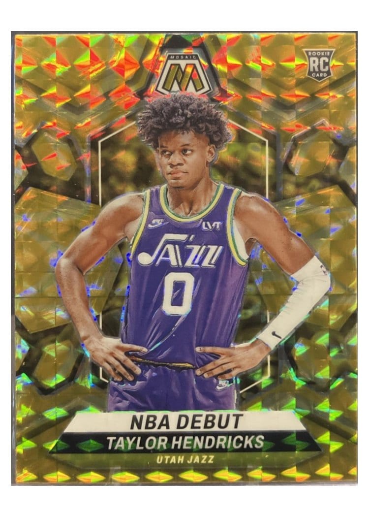 2023-24 Panini Mosaic Base Set Taylor Hendricks #261 card