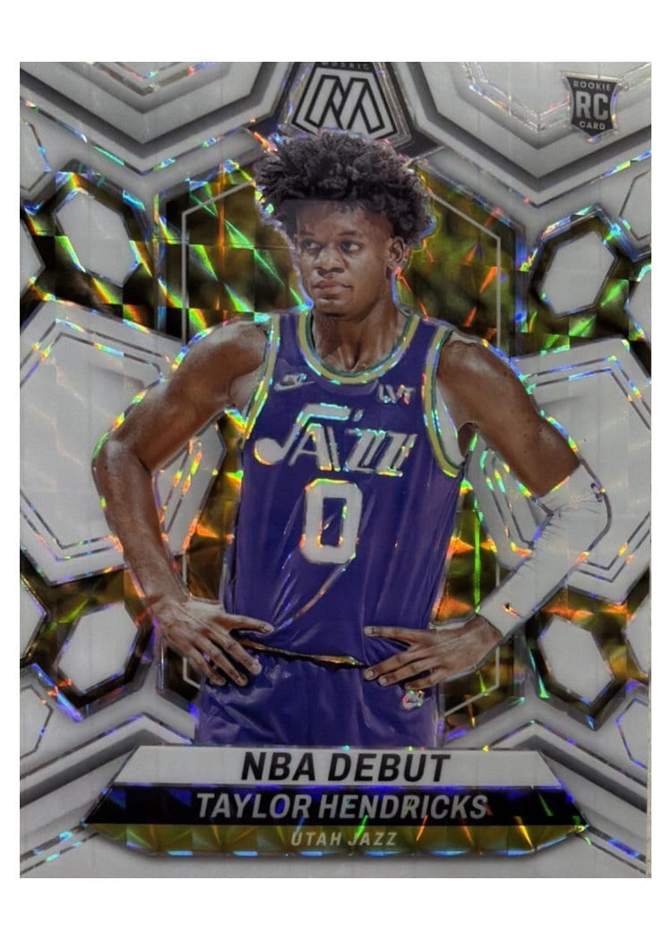 2023-24 Panini Mosaic Base Set Taylor Hendricks #261 card