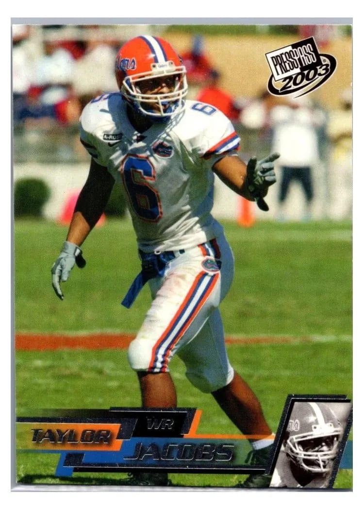2003 Press Pass Taylor Jacobs #24 card