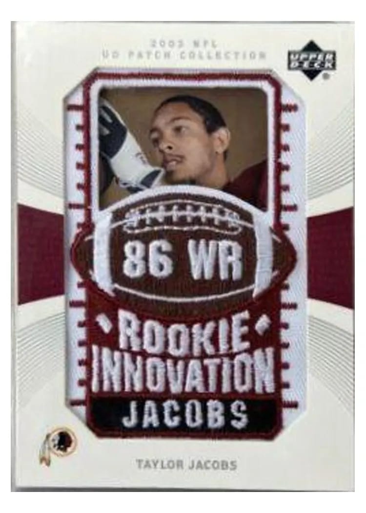2003 Upper Deck Patch Collection Taylor Jacobs #144 card