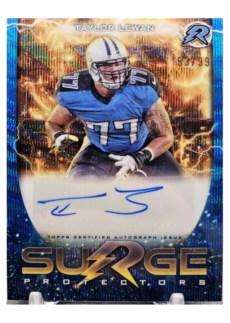 2024 Topps Resurgence Surge Protectors Signatures Taylor Lewan #SPS-TL card