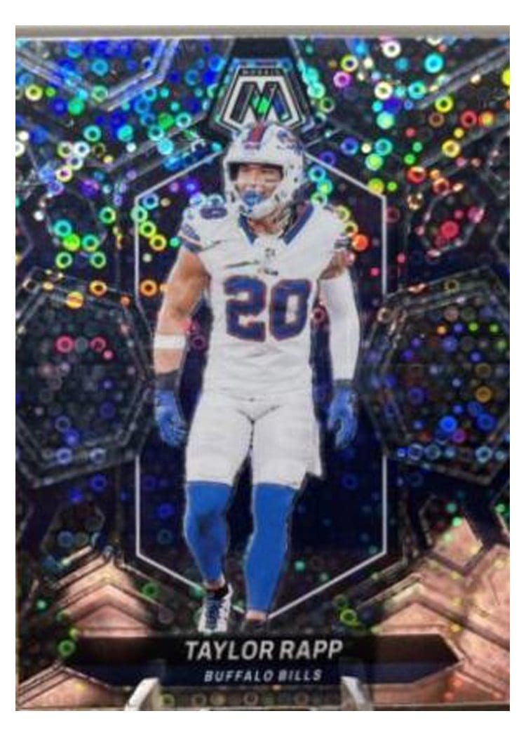 2024 Panini Mosaic Base Set Taylor Rapp No Huddle Silver #28 card
