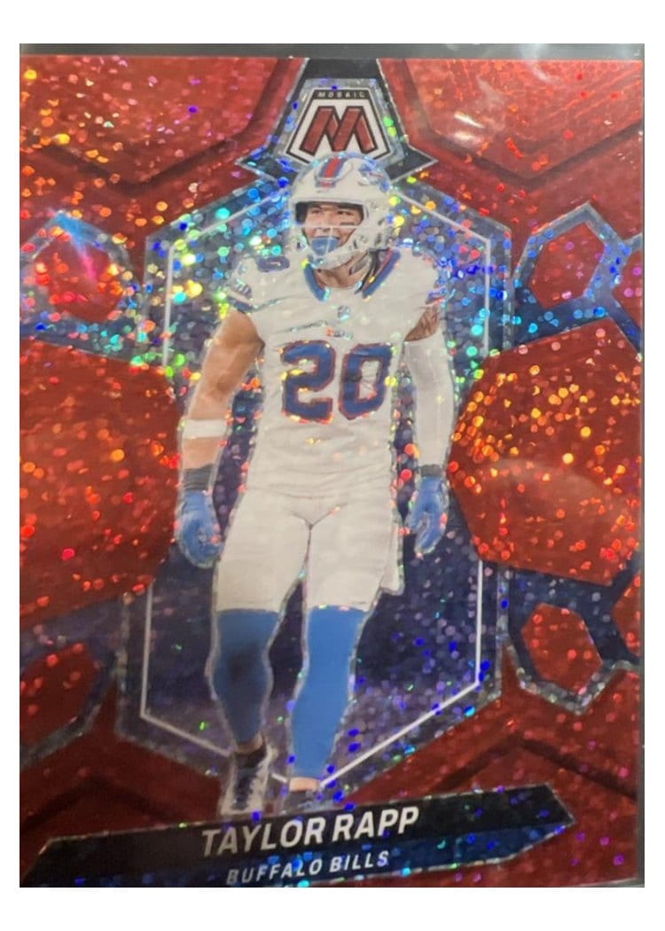 2024 Panini Mosaic Base Set Taylor Rapp Red Sparkle #28 card