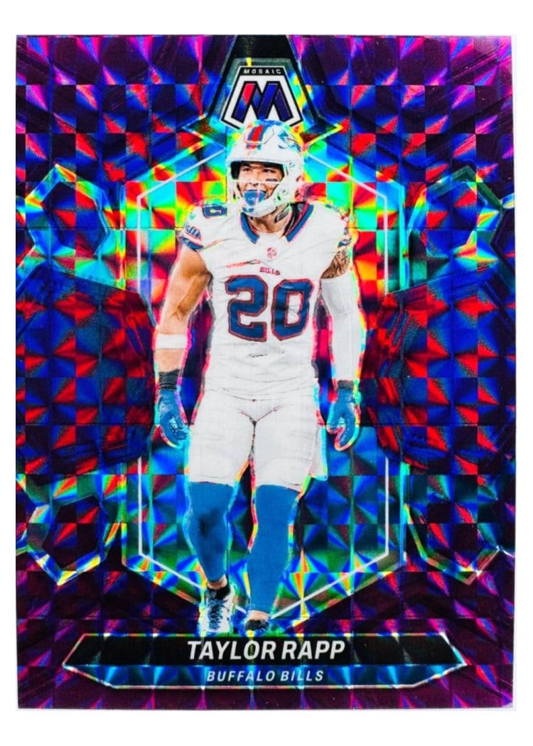 2024 Panini Mosaic Base Set Taylor Rapp Purple #28 card