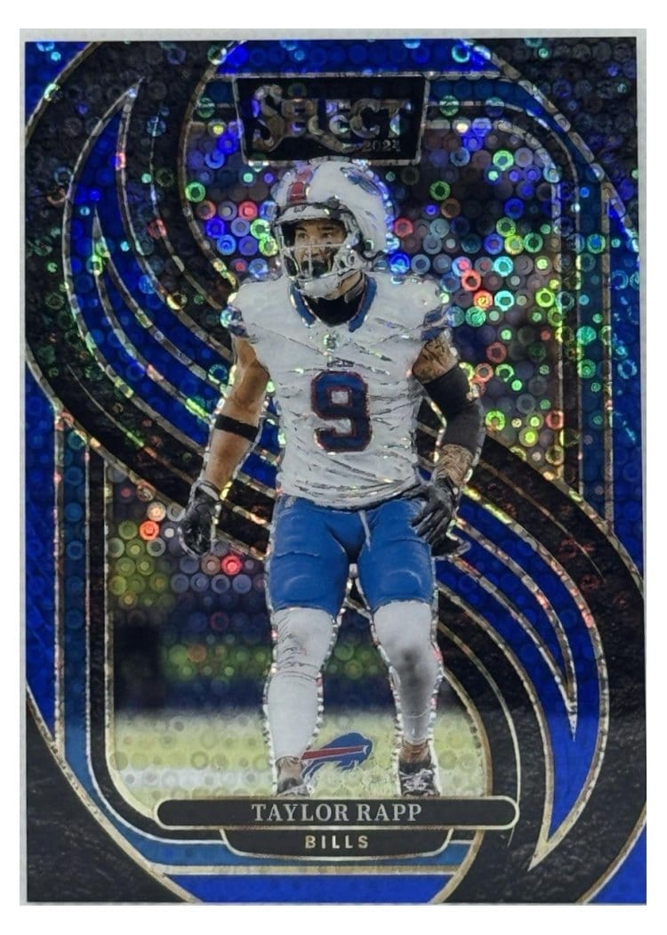 2024 Panini Select Base Set Taylor Rapp Blue Disco Prizm #195 card
