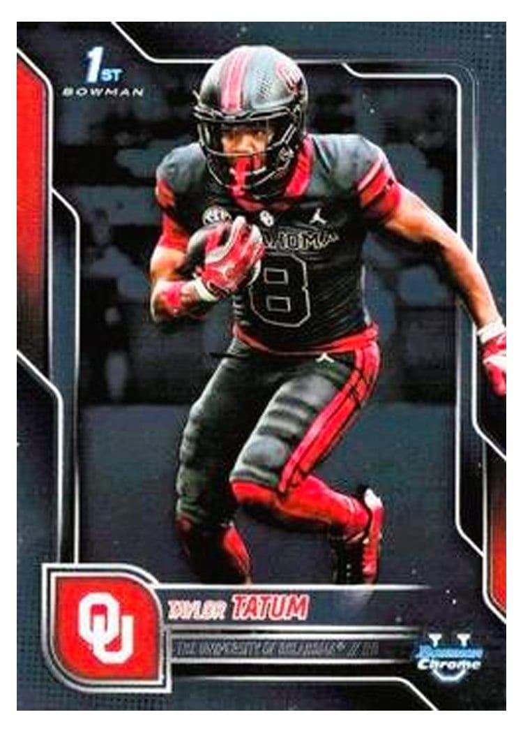 2025 Bowman University Chrome Base Set Taylor Tatum #125 card