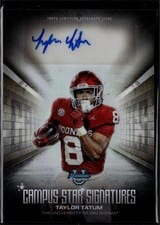 2025 Bowman University Chrome Campus Star Signatures Taylor Tatum #CSS-TT card