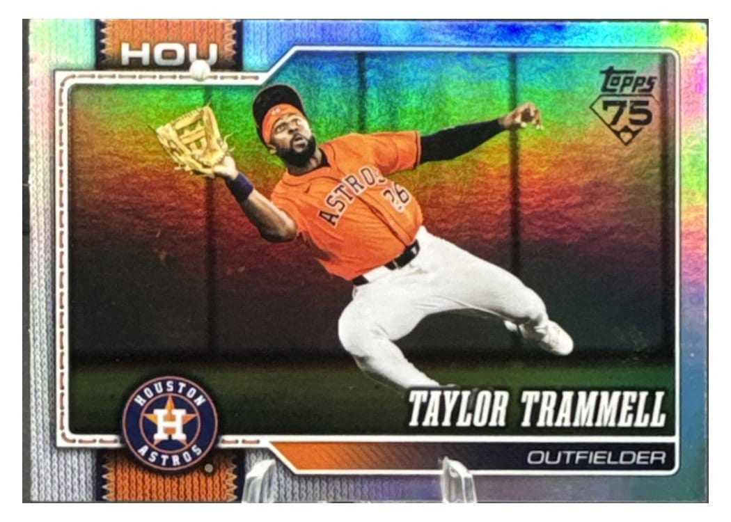 2026 Topps Base Set Taylor Trammell Rainbow #124 card