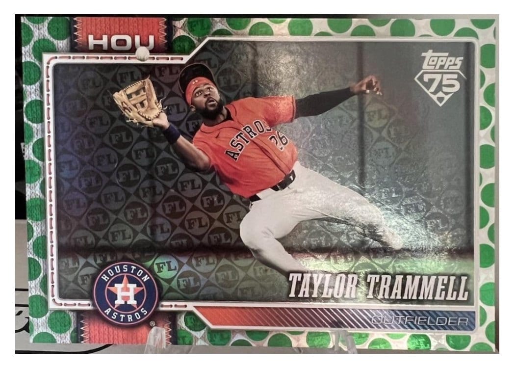 2026 Topps Base Set Taylor Trammell #124 card