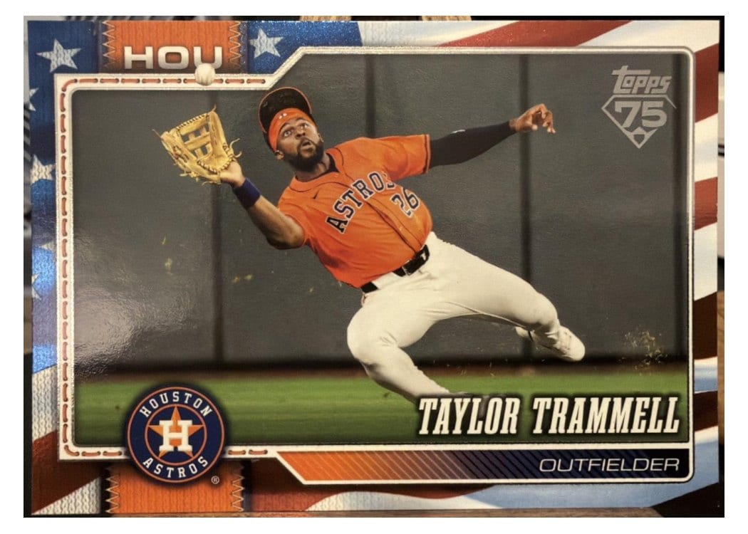 2026 Topps Base Set Taylor Trammell #124 card