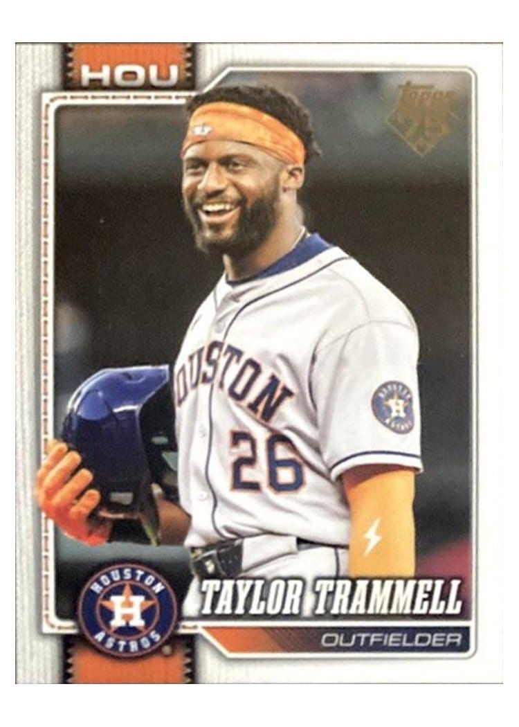 2026 Topps Base Set Taylor Trammell Golden Mirror Variation #124 card