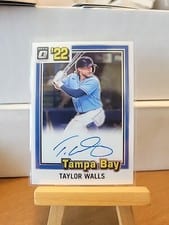 2022 Donruss Optic Retro 1981 Signatures Taylor Walls #81S-TW card