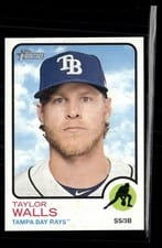 2022 Topps Heritage Mini Taylor Walls #607 card