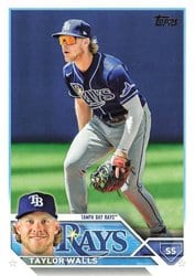 2023 Topps Base Set Taylor Walls #625 card