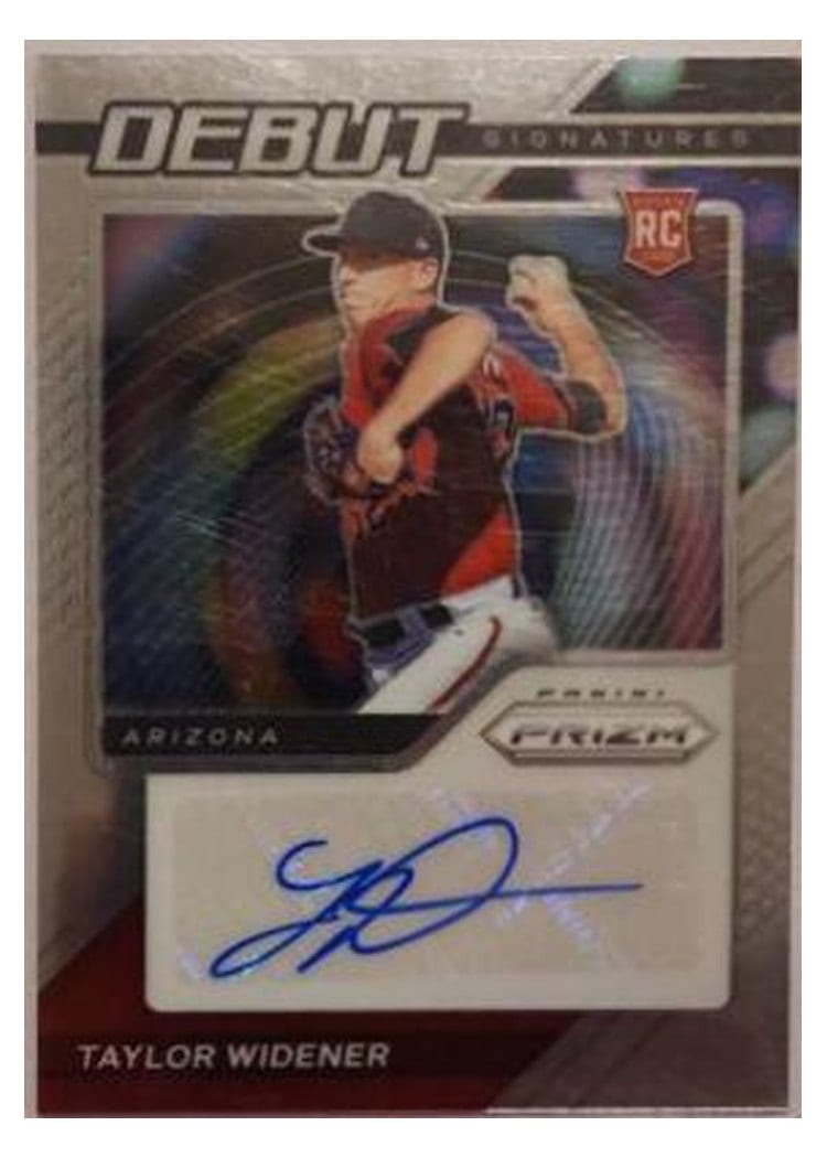 2021 Panini Prizm Debut Signatures Taylor Widener #DS-TW card