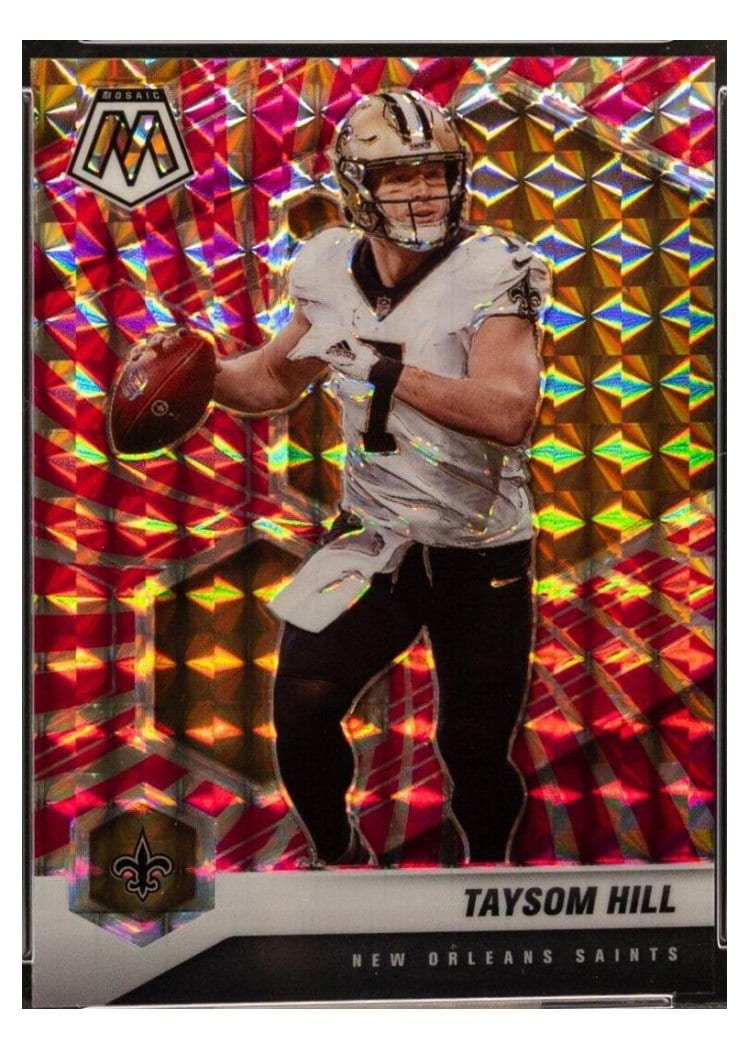 2021 Panini Mosaic Base Set Taysom Hill #142 card