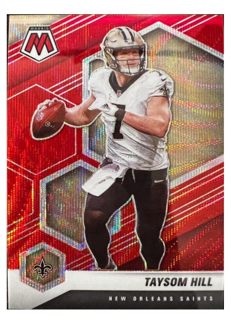 2021 Panini Mosaic Base Set Taysom Hill #142 card