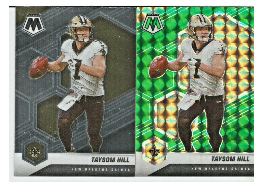 2021 Panini Mosaic Base Set Taysom Hill #142 card