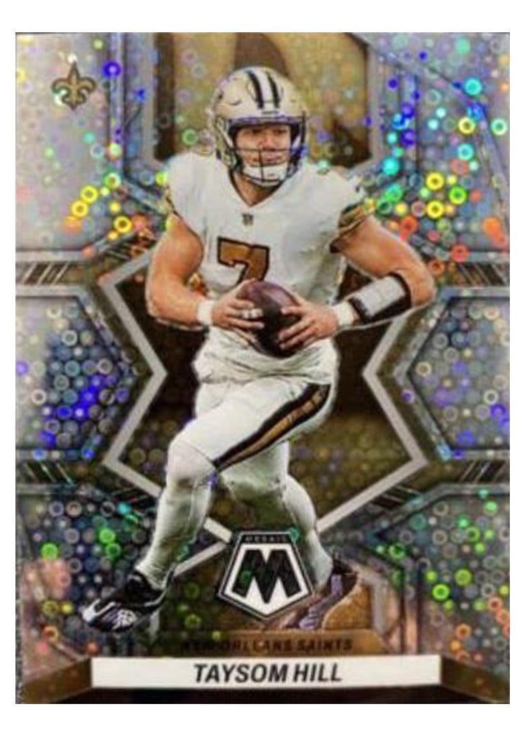 2022 Panini Mosaic Base Set Taysom Hill #139 card