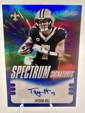 2025 Panini Absolute Spectrum Signatures Taysom Hill #SPS-THL card