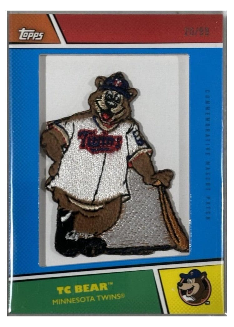 2021 Topps Opening Day Mascot Patches TC Bear #MPR-TB card