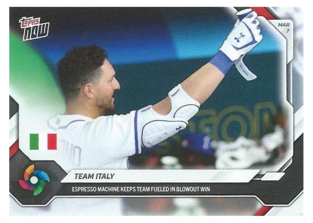 2026 Topps Now WBC Team Italy #WB13 card