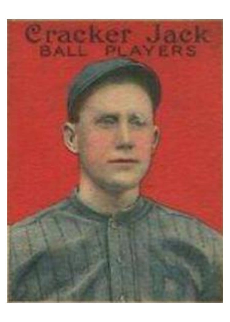 1915 Cracker Jack Ted Cather #145 card
