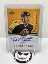 2023-24 Upper Deck Boston Bruins Centennial Bear Tracks Autographs Ted Donato #BT-TD card