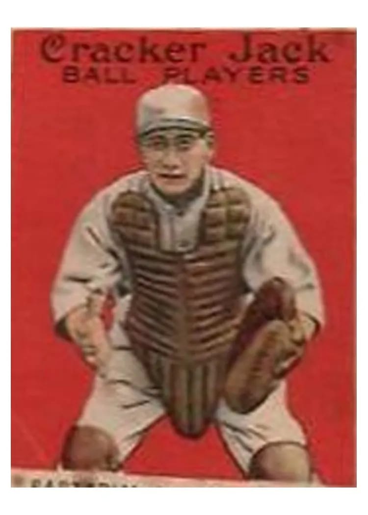 1915 Cracker Jack Ted Easterly #117 card