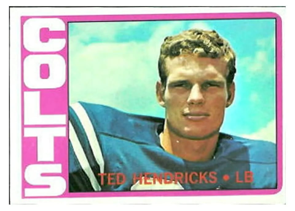 1972 Topps Ted Hendricks #93 card