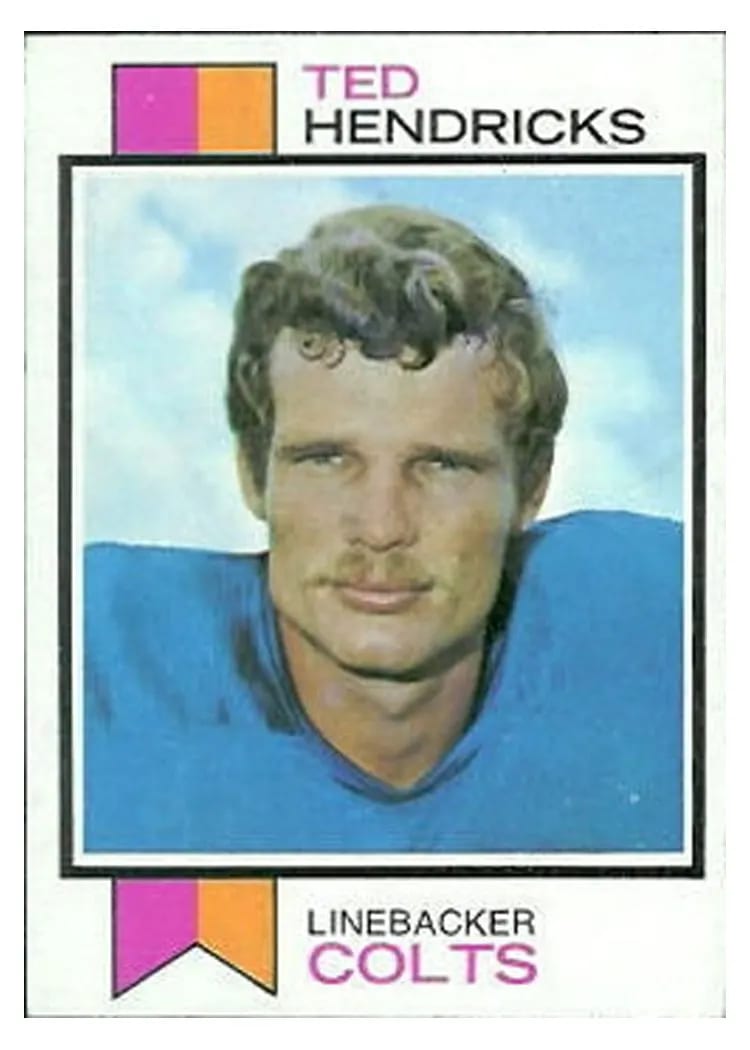 1973 Topps Ted Hendricks #430 card