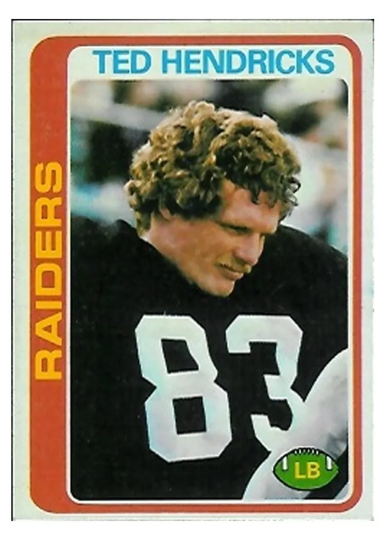 1978 Topps Ted Hendricks #68 card