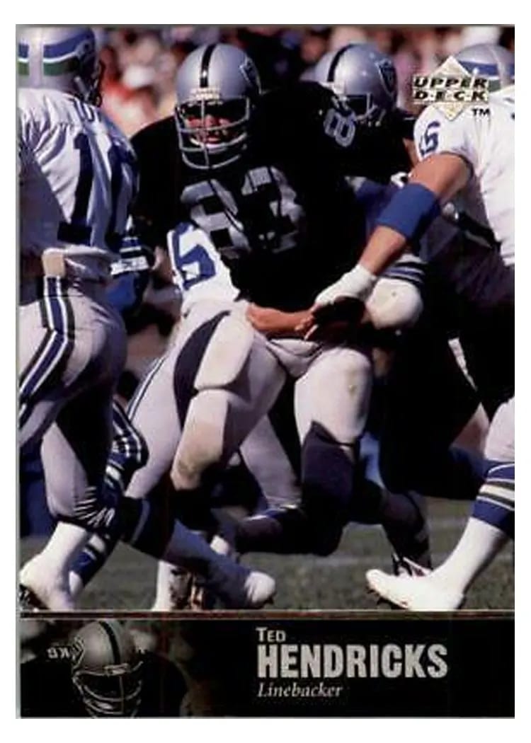 1997 Upper Deck Legends Ted Hendricks #38 card