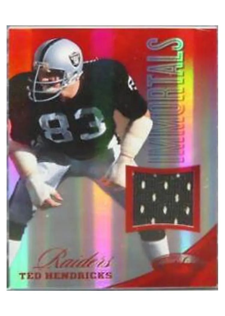 2012 Panini Certified Ted Hendricks Materials #221 card