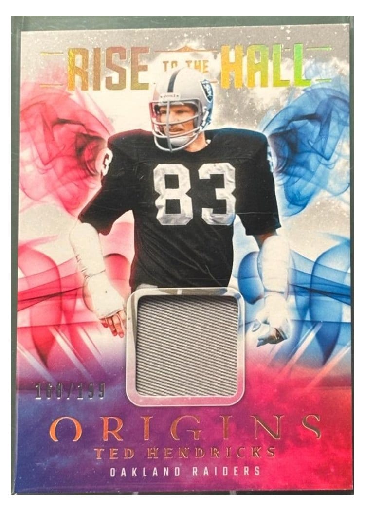 2025 Panini Origins Rise to the Hall Relics Ted Hendricks #16 card