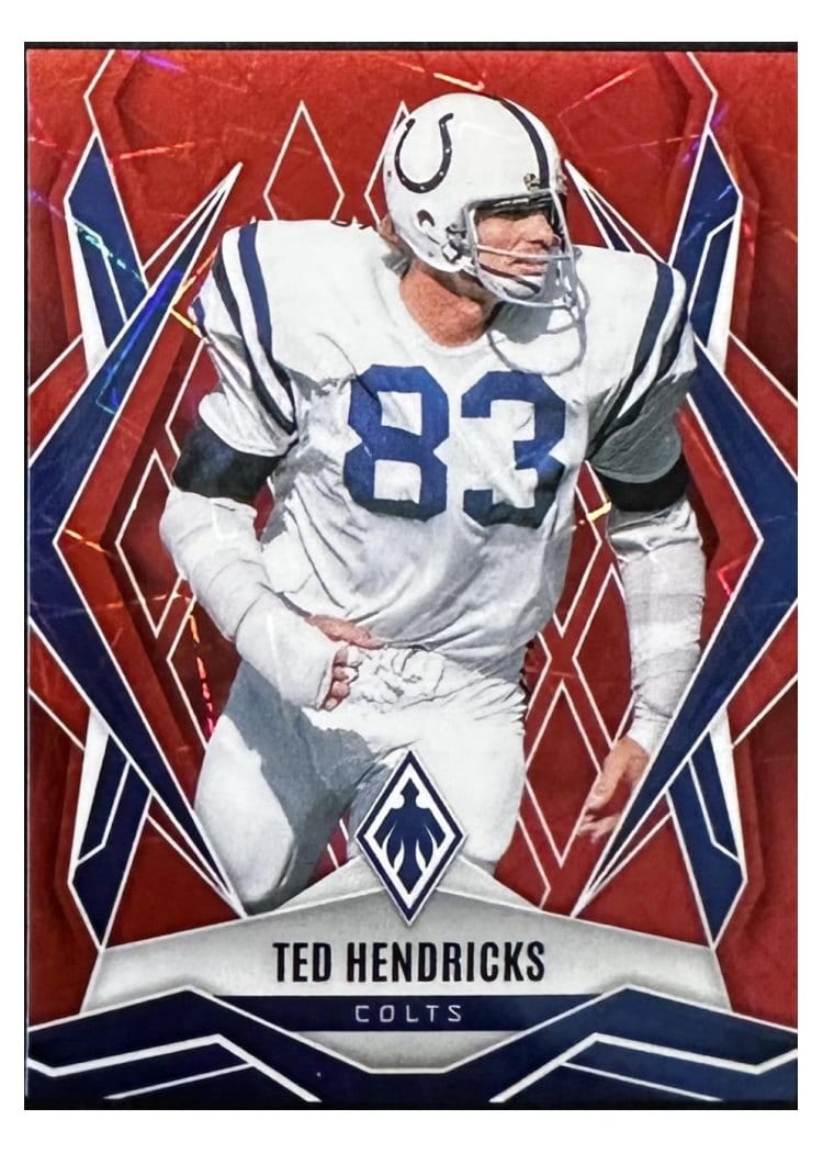 2025 Panini Phoenix Base Set Ted Hendricks Red Lazer #88 card