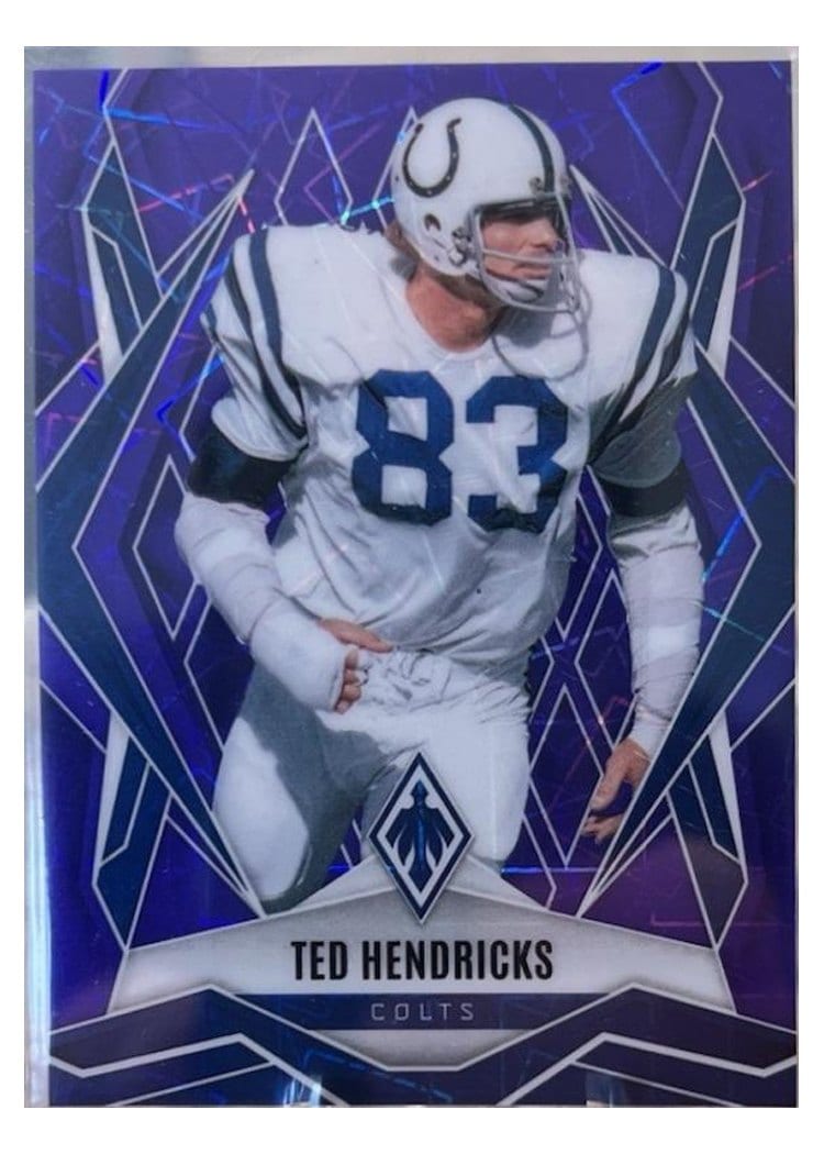 2025 Panini Phoenix Base Set Ted Hendricks Purple Lazer #88 card