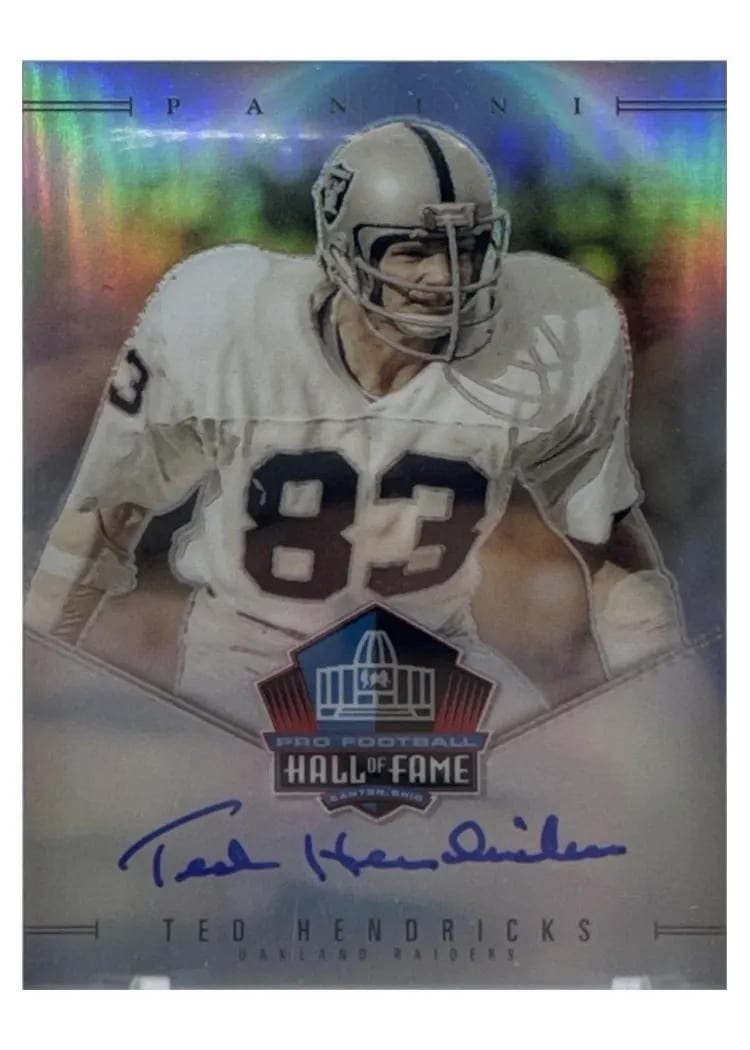 2025 Panini Select Signature Prizm Ted Hendricks #35 card