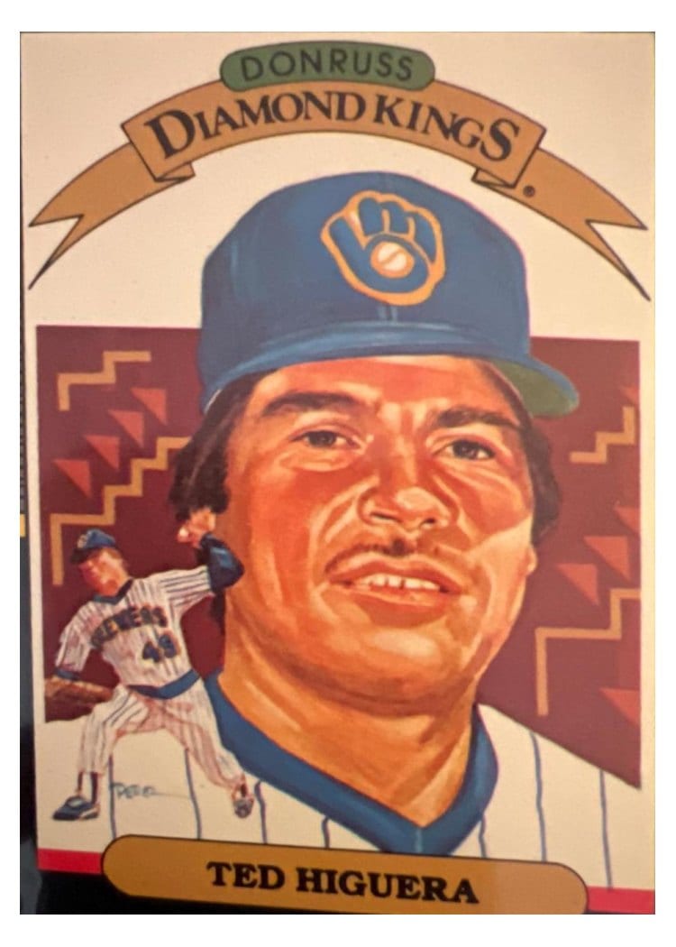 1987 Donruss Ted Higuera #16 card