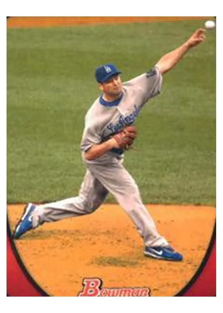 2011 Bowman Ted Lilly #8 card