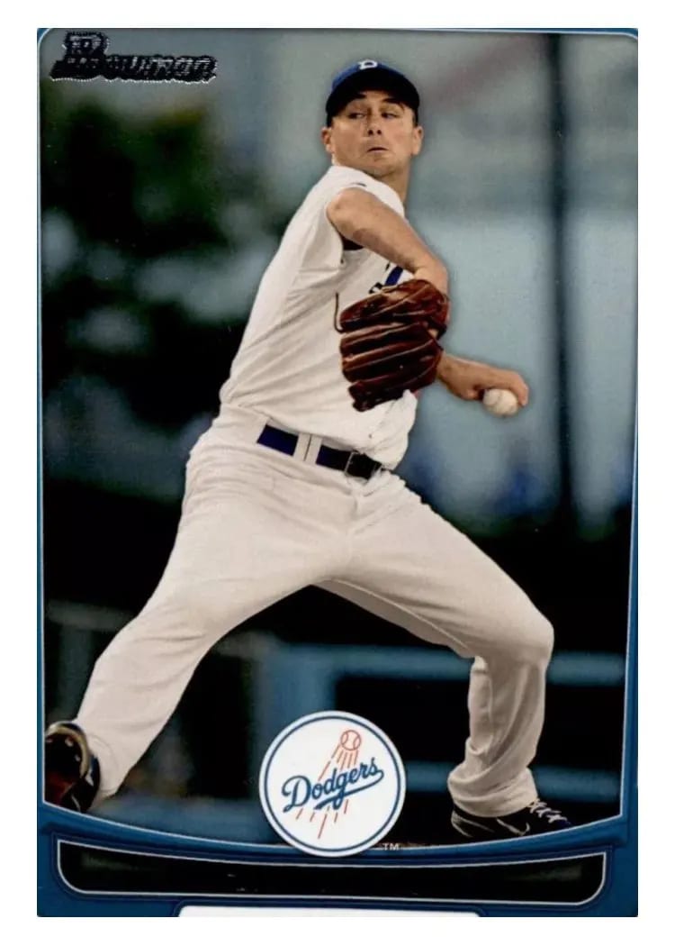 2012 Bowman Ted Lilly #56 card