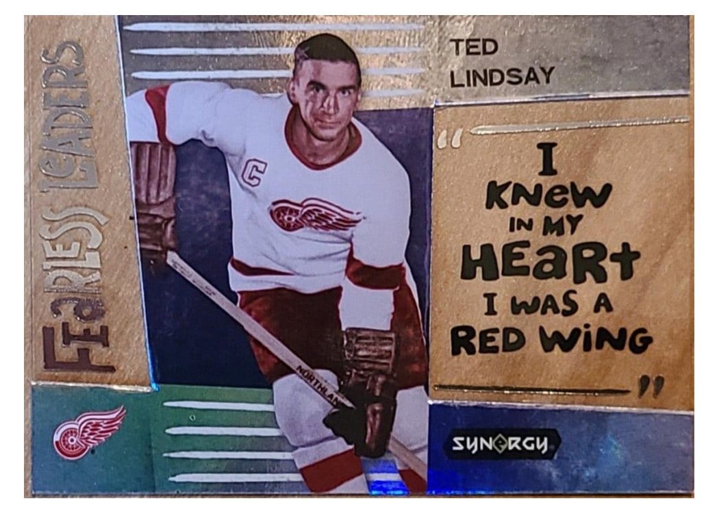 2023-24 Upper Deck Synergy Fearless Leaders Ted Lindsay #LD-24 card