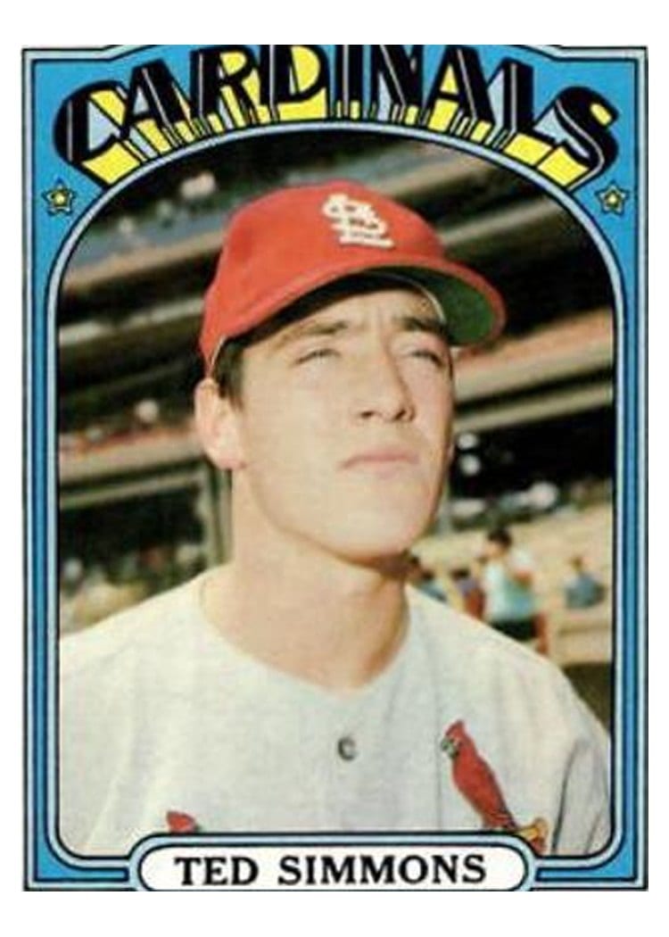 1972 Topps Ted Simmons #154 card