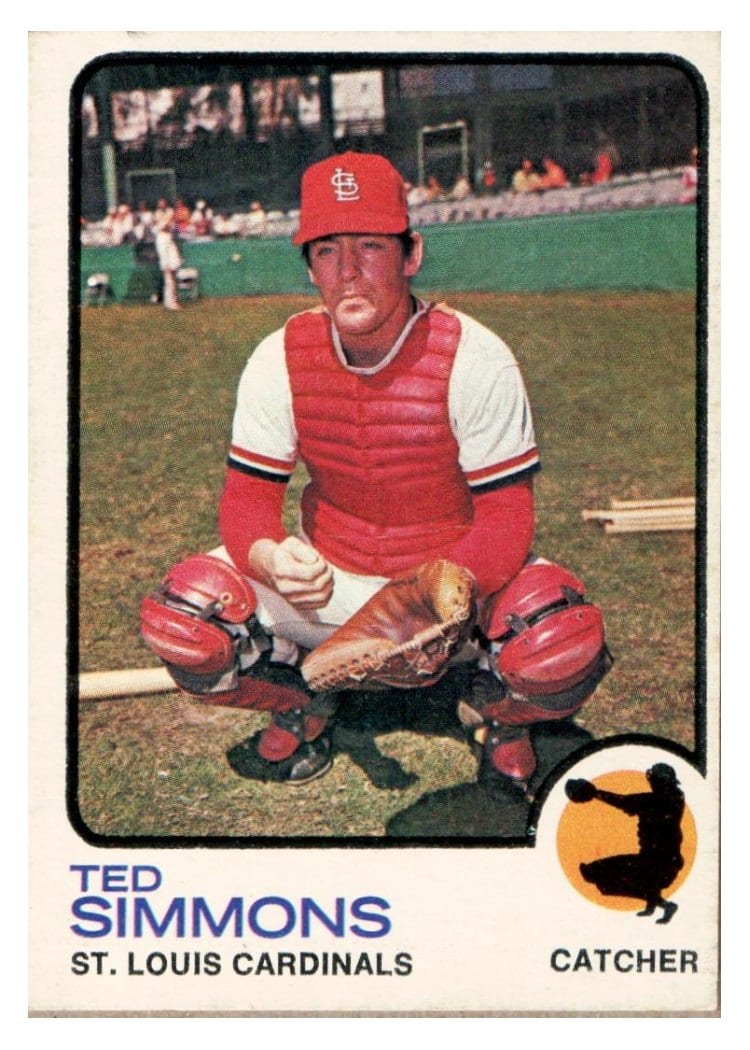 1973 Topps Ted Simmons #85 card