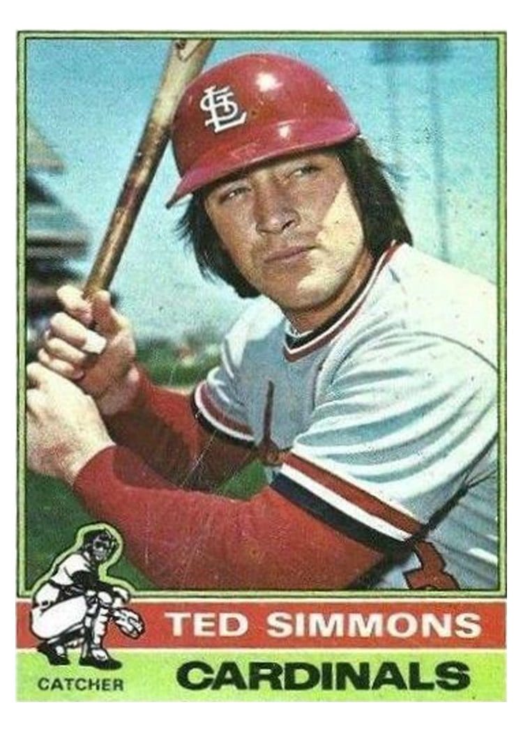 1976 Topps Ted Simmons #290 card