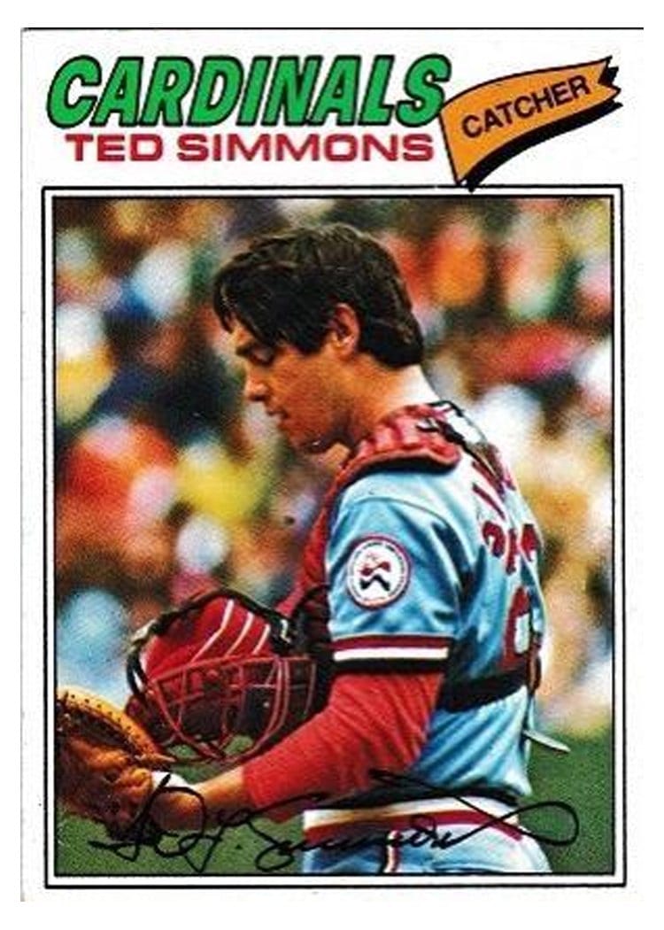 1977 Topps Ted Simmons #470 card
