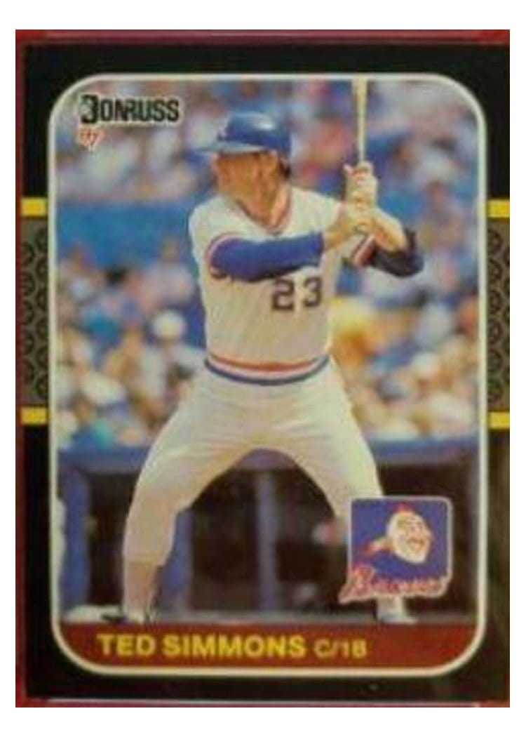 1987 Donruss Ted Simmons #537 card