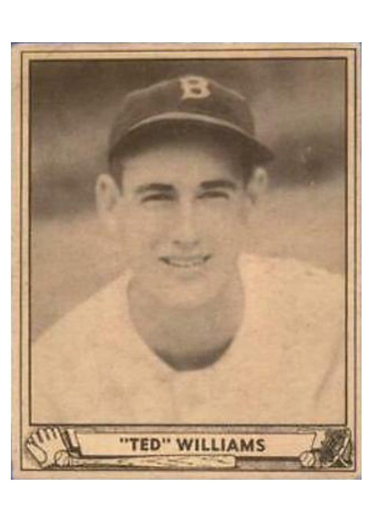 1940 Play Ball Ted Williams #27 card