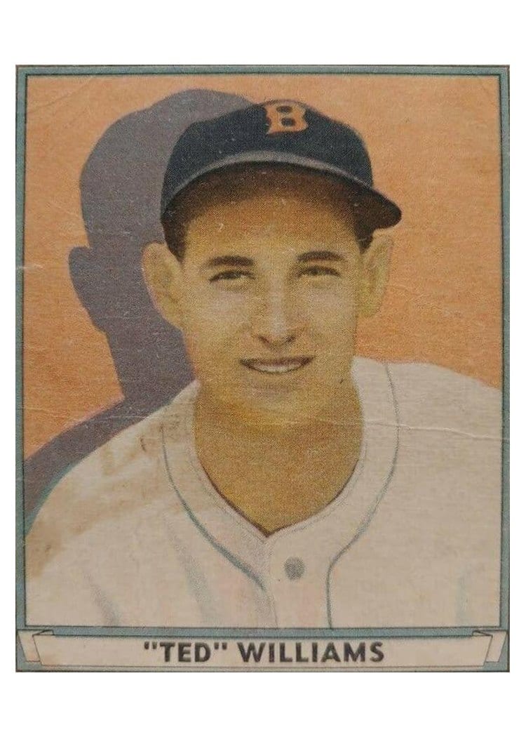 1941 Play Ball Ted Williams #14 card