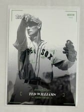 2022 Topps Black & White Vintage Vantage Ted Williams #VV-6 card